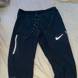 Nike Men Swift Slim Fit Running Black Pants Medium